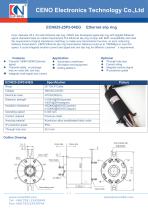 CENO Multi channel Ethernet slip ring ECN025-25P2-04EG