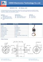 CENO pneumatic rotary joint combine power slip ring QCN0101-11S