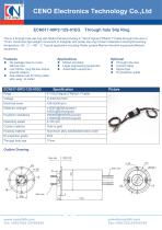 CENO Signal slip ring with through hole 17mm ECN017-09P2-12S-01EG