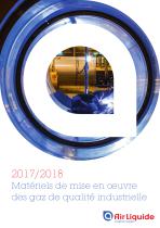 2017/2018 Matériels de mise en œuvre des gaz de qualité industrielle