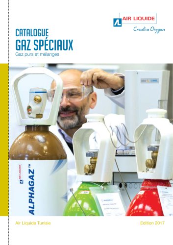 Catalogue Gaz SpéciauxGaz purs et mélanges