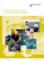 Catalogue matériels pour gaz industriels