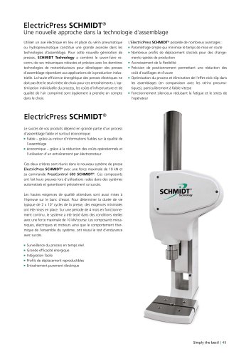 ElectricPress SCHMIDT®