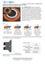 Spiral Wound Gasket with PTFE Enveloped Inner Ring