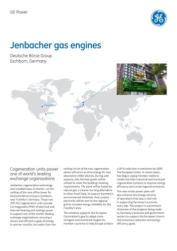 Jenbacher gas engines