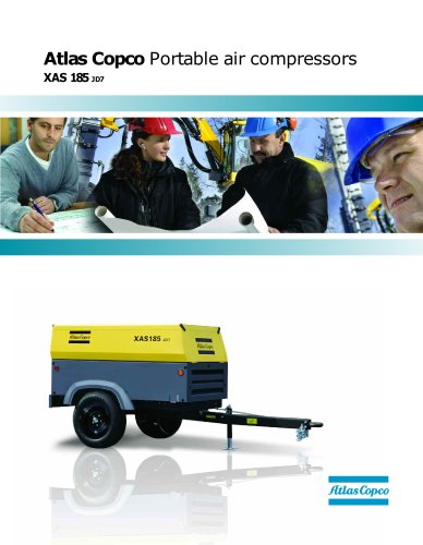 Atlas Copco Portable air compressors XAS 185 JD7