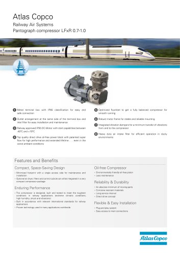 Pantograph compressor LFxR 0.7-1.0