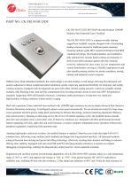 Waterproof Stainless steel desktop 25.0mm laser trackball
