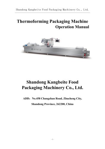 Rollstock/thermoforming packagin gmachine