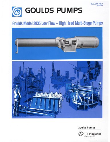 Multi-Stage Diffuser Type Pump 3935