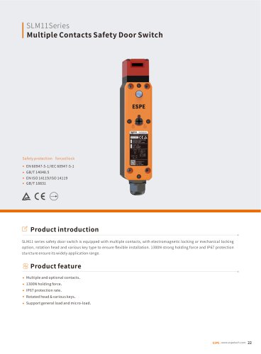 IP67 switch SLM11-2 series