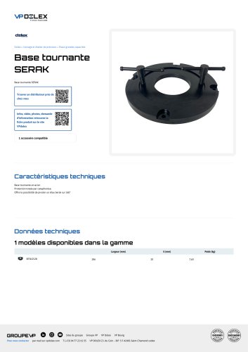 Base tournante SERAK