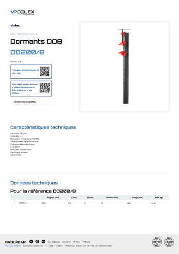 DORMANTS DO200/8