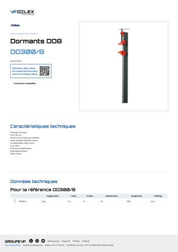 DORMANTS DO300/8