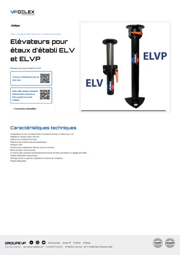 Elévateurs pour étaux d’établi