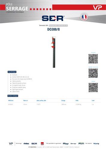 FICHE TECHNIQUE DO300/8