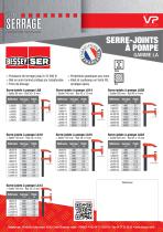 FICHE TECHNIQUE SERRE-JOINTS LA - 2