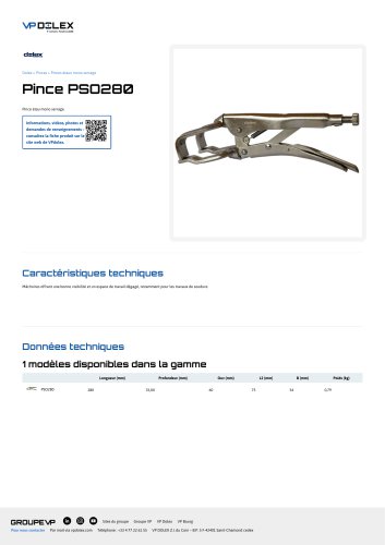Pince PSO280