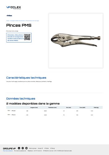 Pinces PMS
