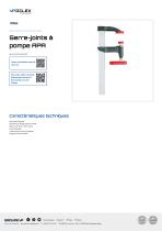 Serre-joints à pompe APA