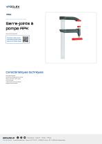 Serre-joints à pompe APK
