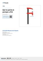 Serre-joints à pompe LA13