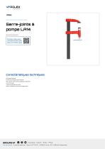 Serre-joints à pompe LA14