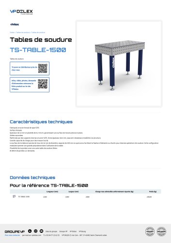 TS-TABLE-1500