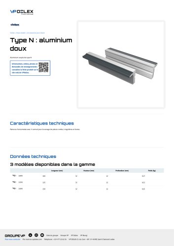 Type N : aluminium doux