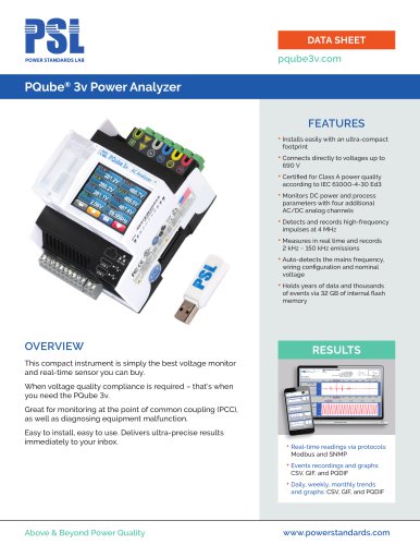 PQube 3 Power Analyzer