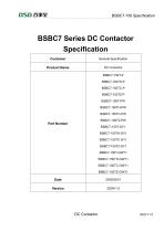 BSBC7SeriesDCContactor Specification