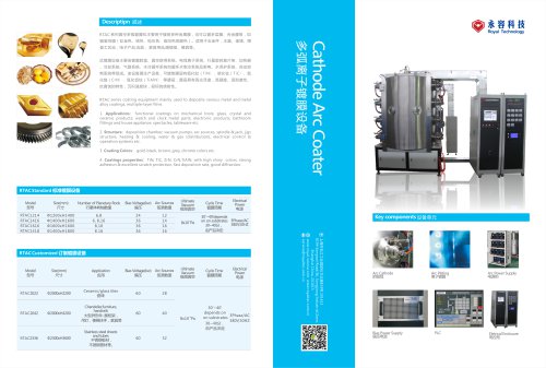 2018-PVD arc coater, PVD magnetron sputtering coating machine, plastic vacuum metallizer