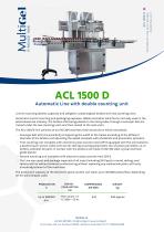 ACL 1500 D - Automatic line for tablet and capsule counting with double counting unit and bottle filling