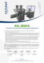 ACL 3000 D - Automatic line with double unit for pill counting, bottle filling and capping