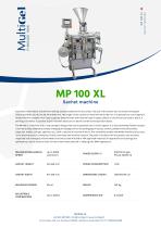MP 100 XL - Automatic Machine for Single-Dose Sachets