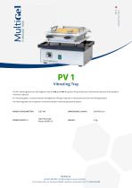 PV 1 - Vibrating plate for capsule filling machines