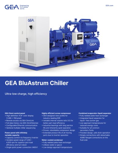 GEA BluAstrum Chiller