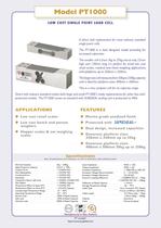 Model PT1000 LOW COST SINGLE POINT LOAD CELL