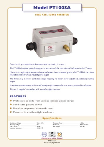 PT100SA Surge Arrestors