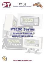 PT200 Series GENERAL PURPOSE WEIGHT INDICATORS