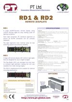 RD1 & RD2 REMOTE DISPLAYS