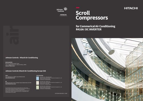 Scroll Compressors for Commercial Air Conditioning