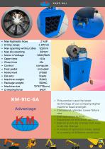 KM-91C-6AD Hose Crimping Machine