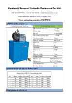 KM-91C-6KM Hdraulic hose crimping machine