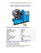 KM-91F KM hose crimping machine