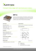 XRT-A - Compact rotary stage with nanometre error motion