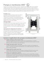 POMPES À PISTON ET À MEMBRANES ARO - Présentation Générale - 4