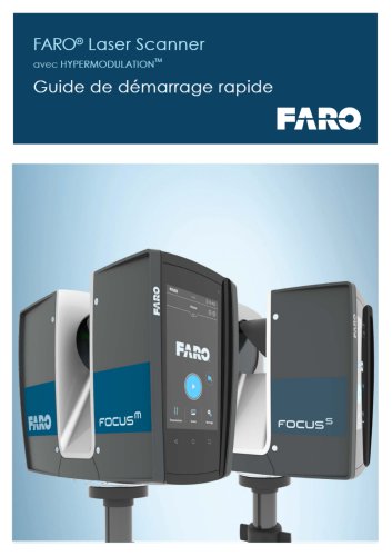 FARO® Laser Scanneravec HYPERMODULATION TM