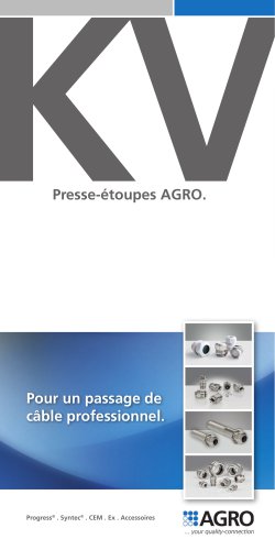 Presse-étoupes AGRO- pour un passage de cable professionnel