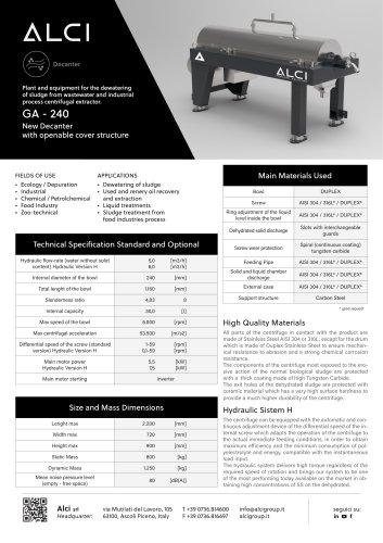 Centrifugal Extractor GA 240